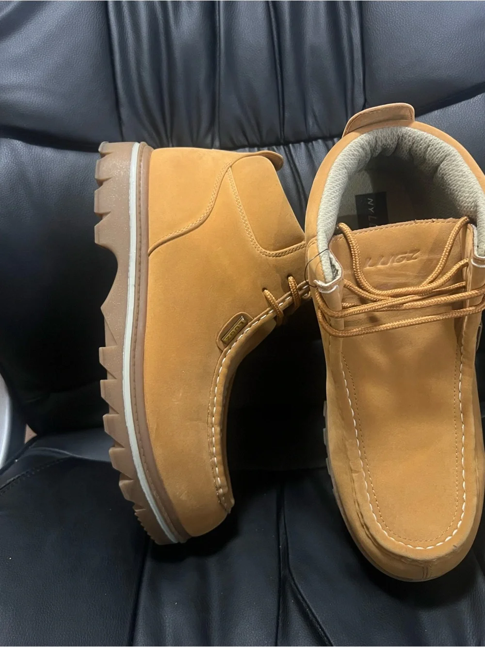 Lugz Wheat/Tan Chukka Work Boots